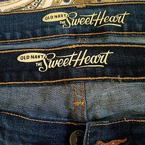 2 pairs Old Navy Sweetheart Boot Cut Jeans